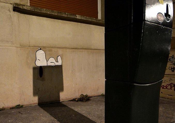 "The less you want, the more you love" Snoopy
Artist: OakOak