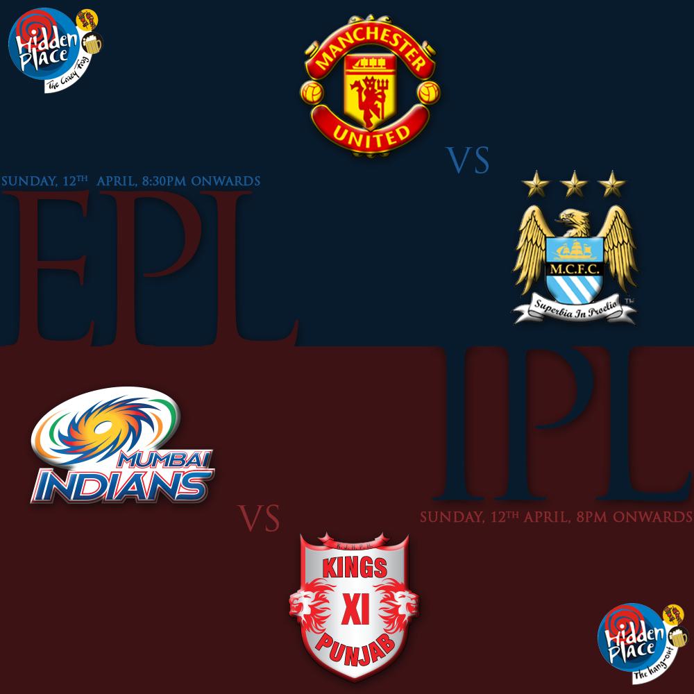 Today we're screening 2 BIG games at both our outlets! What's more? We've got #HappyHours till 8pm as well! #GameDay!