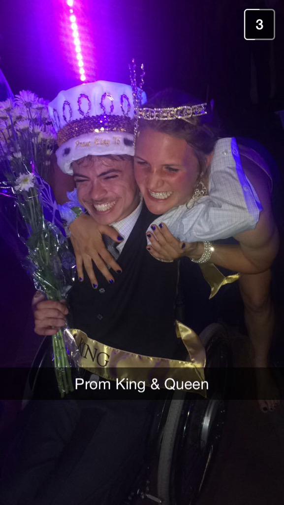 TRidgeGrizzlies's tweet photo. Congratulations to the Prom King and Queen Gabby Smith and Mason Hamm http://t.co/rlrW97F7bi