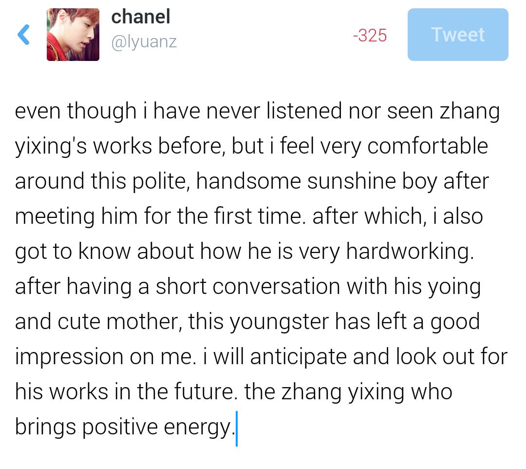 lyuanz's tweet photo. SE weekly photographer's weibo post about yixing! 👍 http://t.co/I1jx0e7tb7