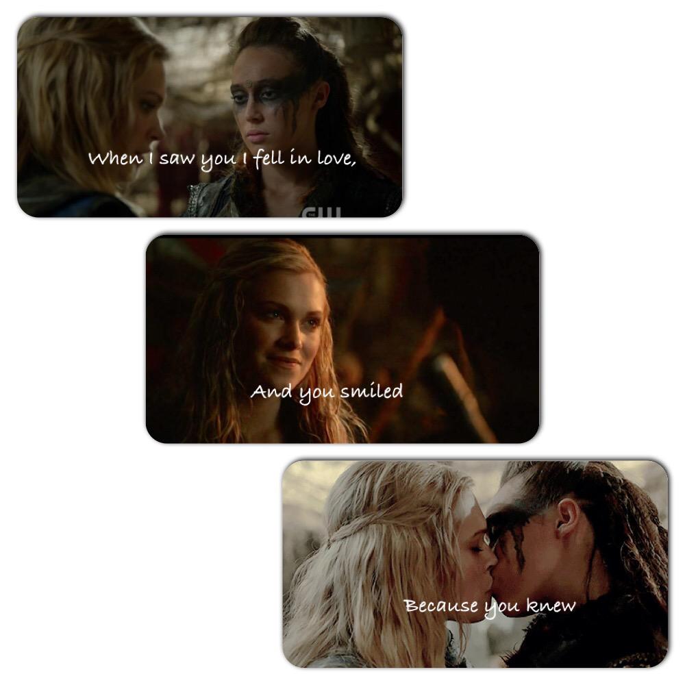 Debnam_Carey32's tweet image. "When I saw you I fell in love, and you smiled because you knew." #Clexa #The100