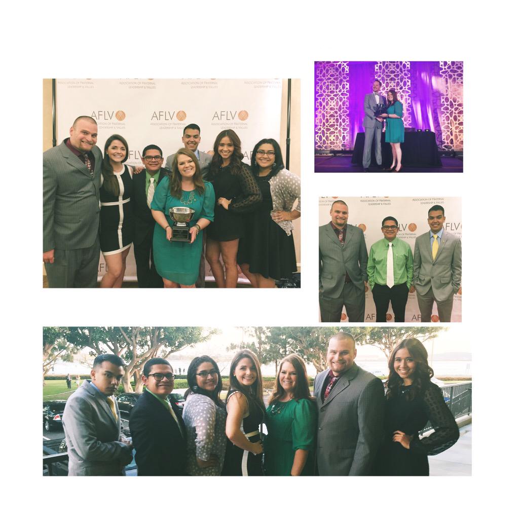 We want to give a BIG congrats to Brittany Johnson for winning Outstanding FSL advisor for the west region. #AFLVWest