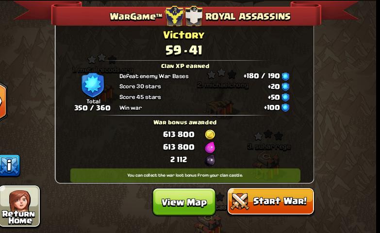 WarGame_CoC's tweet photo. Estamos vivos! Y mas vivos que nunca después de esta guerra N°54 ganada! #SomosIncreíbles! http://t.co/gIR5zWDPjE