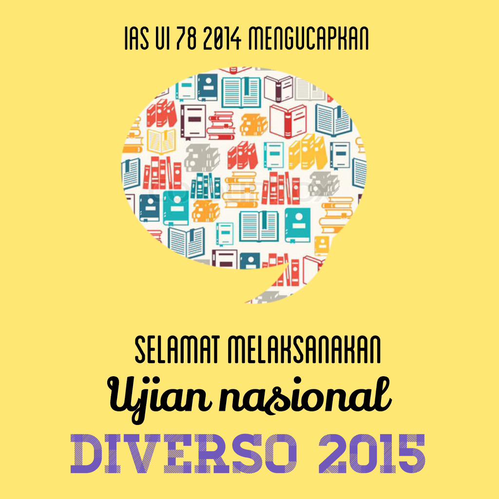 IAS_UI78's tweet photo. @Diverso7815 once again, selamat melaksanakan UN:) http://t.co/rY1c37hCwY