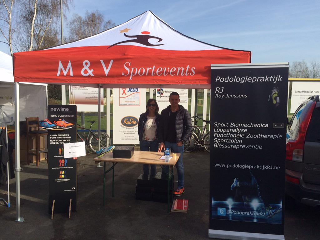 Stand op jogging den bos rond te sint katharina lombeek! #marketing @SporteventsMV