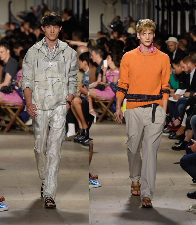 エルメス 15年春夏メンズコレクション ユニークな模様遊び スポーティーな風吹く都会スタイル Fashion Press Scoopnest