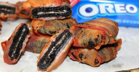 minitah's tweet image. Q asco, q ascooo!! // RT @JoniPod @ayelmo: Bacon Fried Oreos #lightbreakfast metro.co.uk/2015/04/11/we-…