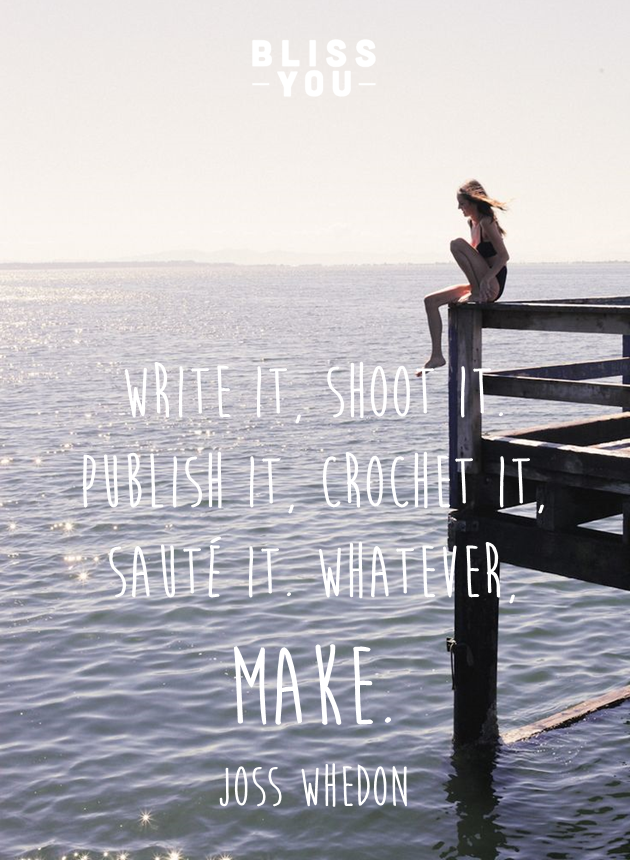 #writeit #shootit #publishit #crochetit #sauteit #whatever #make
