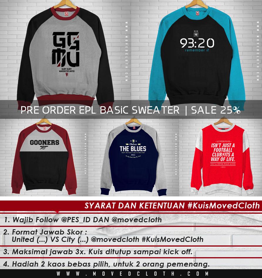 [WAJIB RETWEET] sbg tiket kamu ikutan #KuisMovedCloth | Follow <a href="/PES_ID/">PES Indonesia</a> &amp; <a href="/movedcloth/">MOVEDCLOTH</a> lalu kirim jawaban sesuai rules!