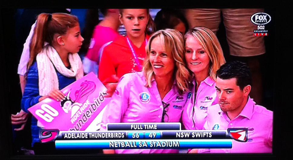 KathyRogers01's tweet photo. Good job today T-Birds #lovewinning #sistersinpink http://t.co/UoGpqGVsL3