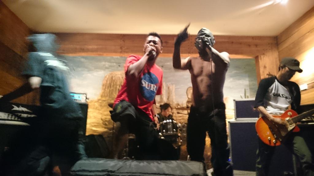 <a href="/INLANDERmusic/">Inlander</a> with Ajie <a href="/downforlifesolo/">Down For Life</a> at <a href="/RasaSayangeFest/">Rasa Sayange Fest</a> !!!  Let's burn!!!!!!!