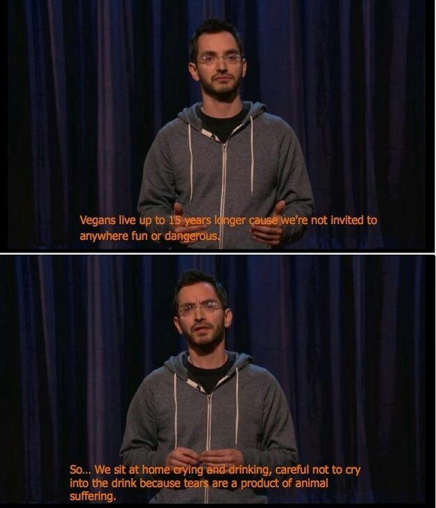 othiliedotter's tweet image. #veganhumor #humorsunday
:)