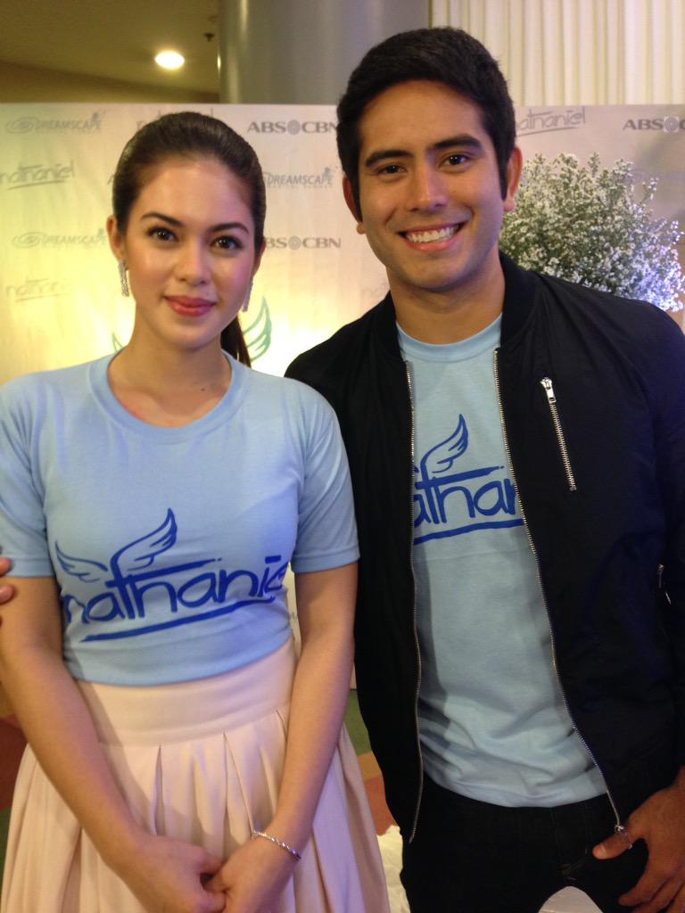 EthelMEspiritu's tweet photo. Happening now #NathanielCelebrityScreening 
Gerald Anderson and Shaina Magdayao http://t.co/OVPXa2sUqz
