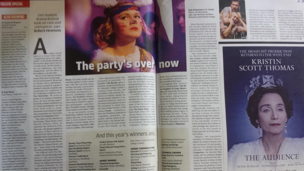 PubCornerPoets's tweet photo. Brilliant write ups for all the shows at @NSDFest @nsdf in todays @ST_Culture #nsdf15 #ANGRY http://t.co/6M4OtAIwzd