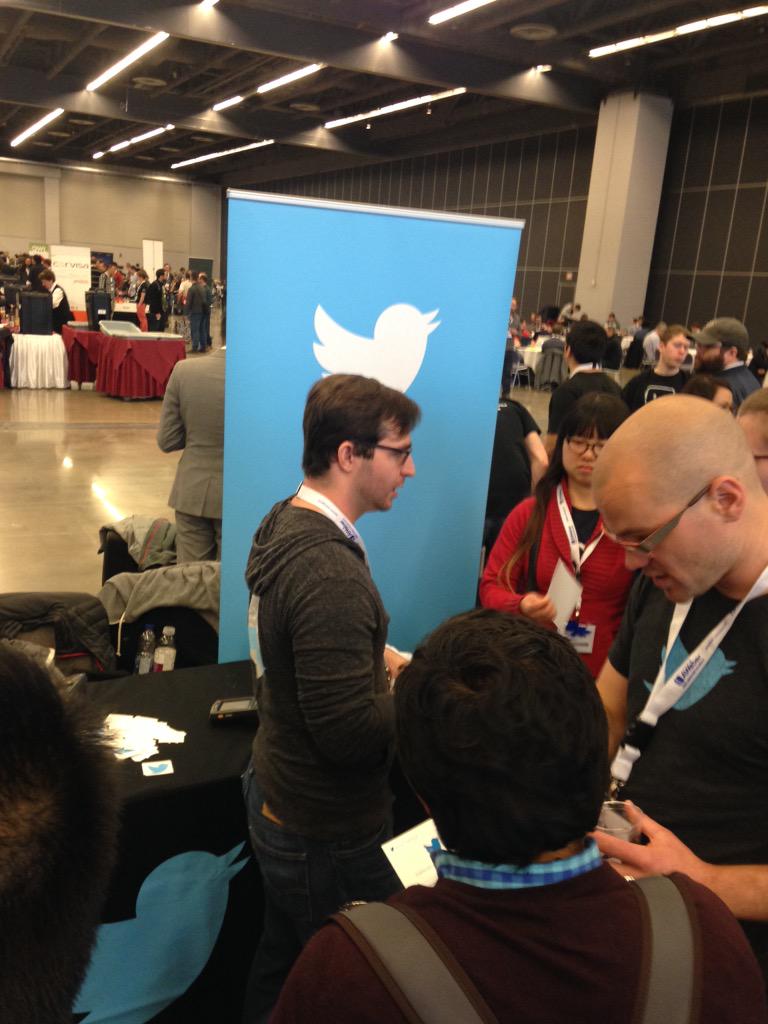 SParSuperStar's tweet image. Recruiter Joe in action @Yasumoto #PyCon2015