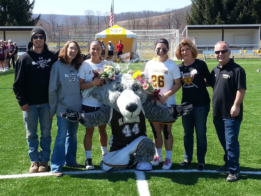 GoBonnies's tweet photo. Congrats to @BonniesLax seniors Colleen Guilfoyle and Kaitlin Jennings! #Bonnies http://t.co/Epn7wtYiA9