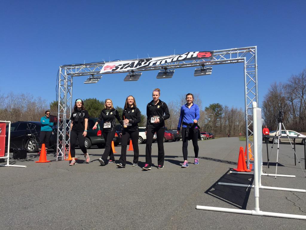 MountinCancer5K's tweet photo. Other runners crossing the finish: http://t.co/av8PzBXgtF