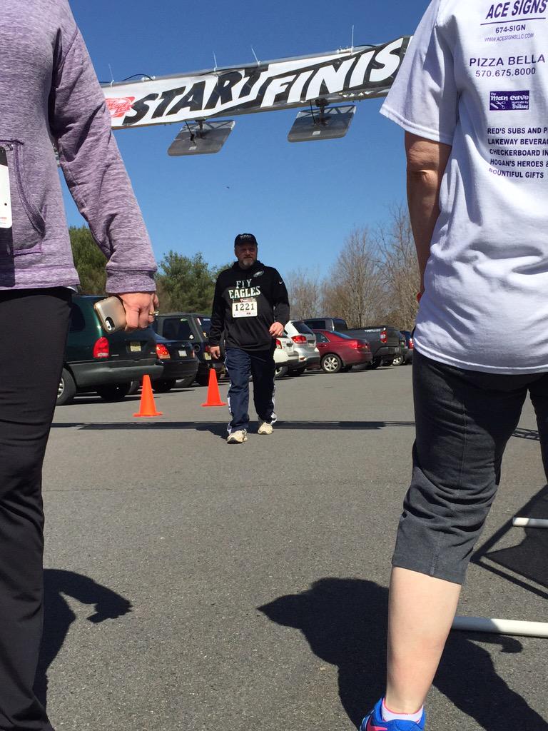MountinCancer5K's tweet photo. Other runners crossing the finish: http://t.co/l0zOwKeOOm