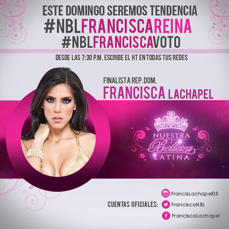 melamelaza's tweet photo. Recuerden Estos son los Hashtags que usaremos hoy:

#NBLFranciscaVOTO 
#NBLFranciscaREINA 
#NBLGranFinal 

Gracias! http://t.co/ziVnVpwY3x
