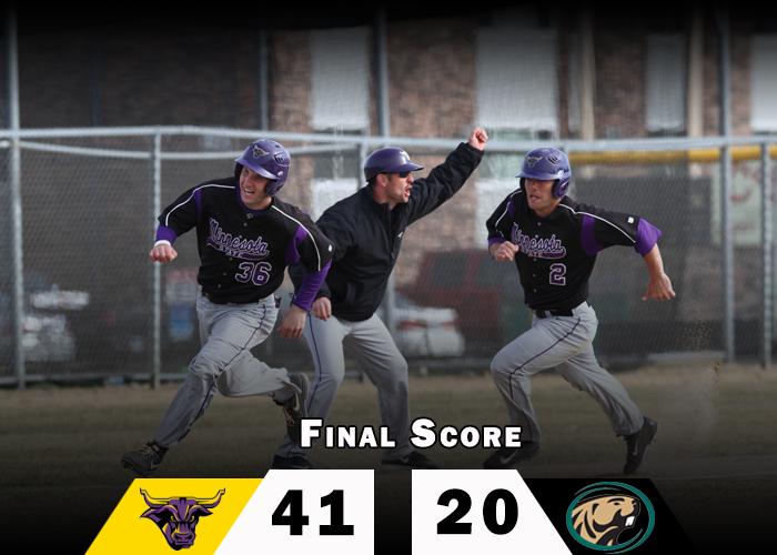 BleacherReport's tweet photo. Division II college baseball game ends 41-20 http://t.co/X1Rdh5svRh http://t.co/5Yly7sHSrK