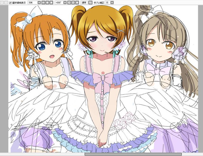 途中経過。
明日から仕事が修羅場なんで完成は未定…(;Д;) 