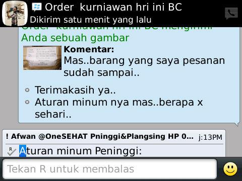 OneSehat tweet picture