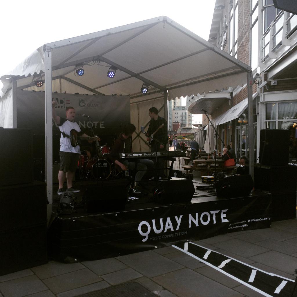mariclarecj's tweet photo. Congrats to the winner of @MadeInCardiffTV #QuayNote competition, @Fingertrapuk Watch highlights on #WOC tomorrow http://t.co/pk83F6colU