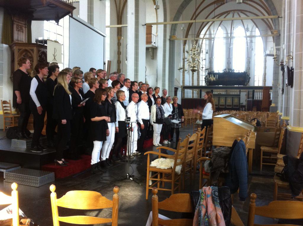 Optreden in de grote kerk in Steenwijk, 19.00 uur. We zijn er klaar voor. Kom je ook?