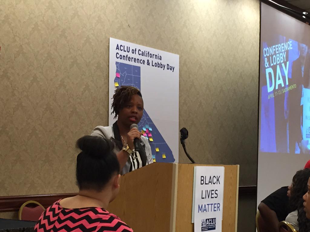 ACLU_NorCal's tweet image. Each of us is either a perpetrator of the crisis or part of the healing - @osope #BlackLivesMatter #ACLUcon