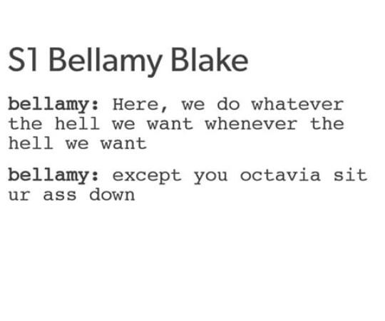 sandova_sofia's tweet photo. "Sit ur ass down" xD #Bellarke #The100 #VoteThomasMTV #VoteThomasMTV #VoteThomasMTV #VoteThomasMTV #VoteThomasMTV http://t.co/T8OuFLWbr0