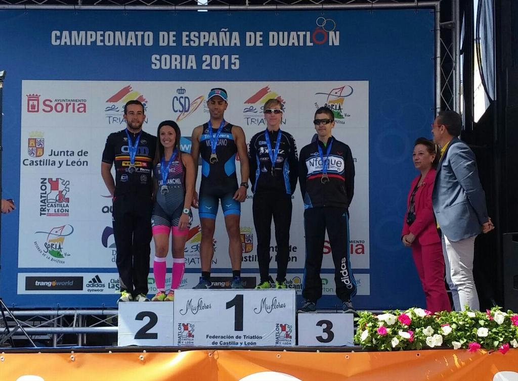 Podio GGEE 25-29 #FETRIDuatlon Sprint  #Soria