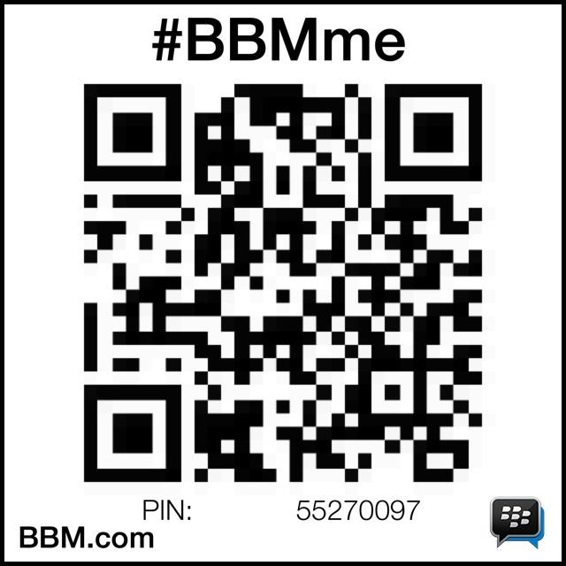 #BBMme PIN:55270097pin.bbm.com/55270097