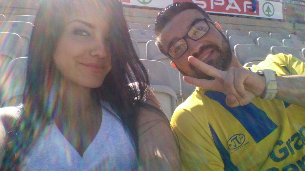 martss's tweet photo. Que contentos nos vamos!!!!!!! Grande @UDLP_Oficial 💙 si se puede!!!  #UDLasPalmas #brother #DomingoDeGoles http://t.co/LLr30Y9S5h