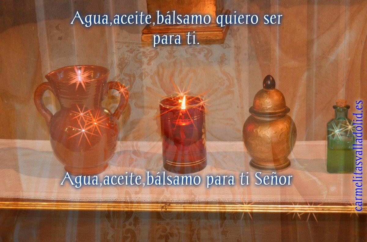 Csamaritanas's tweet photo. #aguaaceitebalsamo ser #samaritanas para curar las heridas de su #corazón #carmelitasvalladolid #elbazardelconvento http://t.co/GMKerQA48F