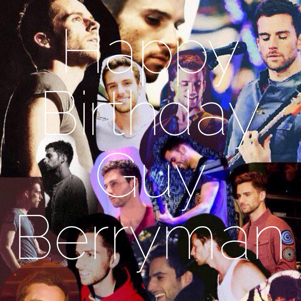 Happy Birthday Guy Berryman,I love u very very much and I\m very happy that you were born 
