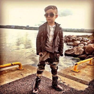 On the dock and in camo pants!