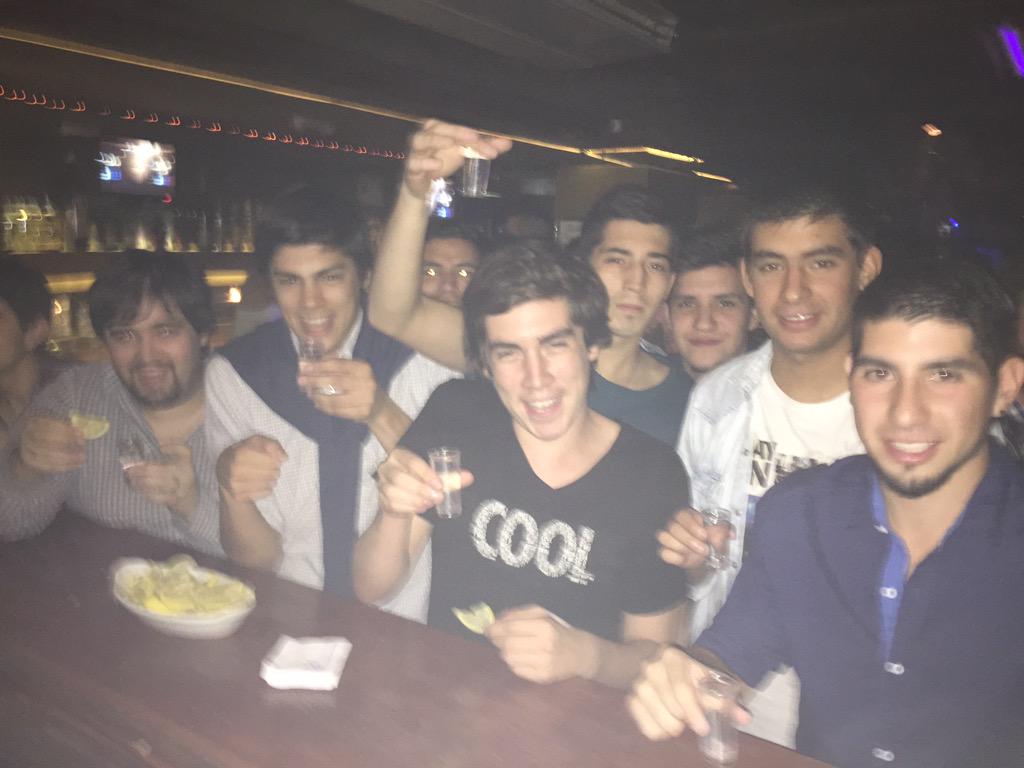 FAgusthomas's tweet photo. Tequila time #LastNight 👈🏽👈🏽 @BartoloRecoleta ! http://t.co/us1kRnzD7A