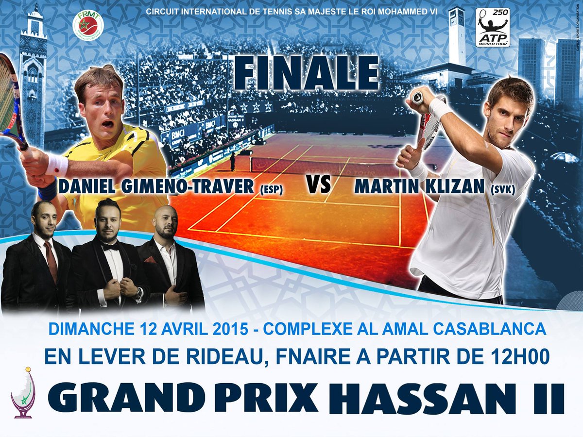 WeAreTennisFR's tweet photo. En ce moment c'est la finale à Casablanca entre Daniel Gimeno-Traver et Martin Klizan ! Qui pour la gagne ? #GPH2 http://t.co/jBzwAzyqpT