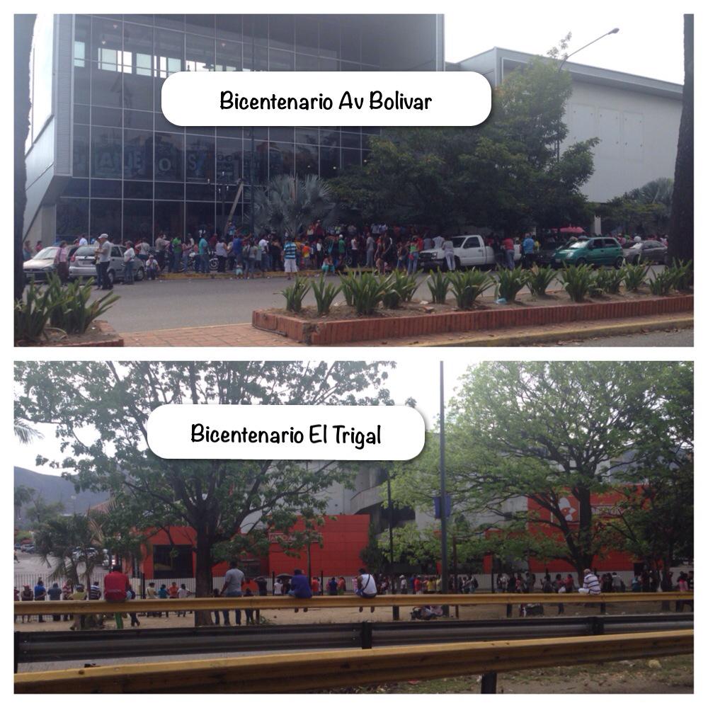 CarlosGraffe's tweet image. Mientras Maduro habla d &quot;justicia&quot; en Panamá, vean como las colas pa comprar alimentos hoy domingo en Valencia 9am
