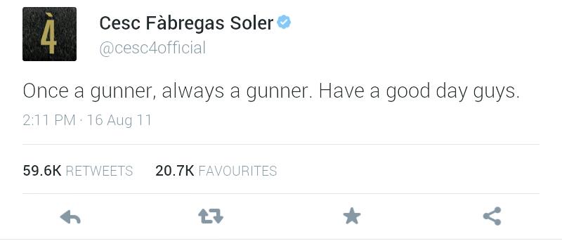 RemarksFootball's tweet photo. Cesc Fabregas! http://t.co/VEW3f8EUDk