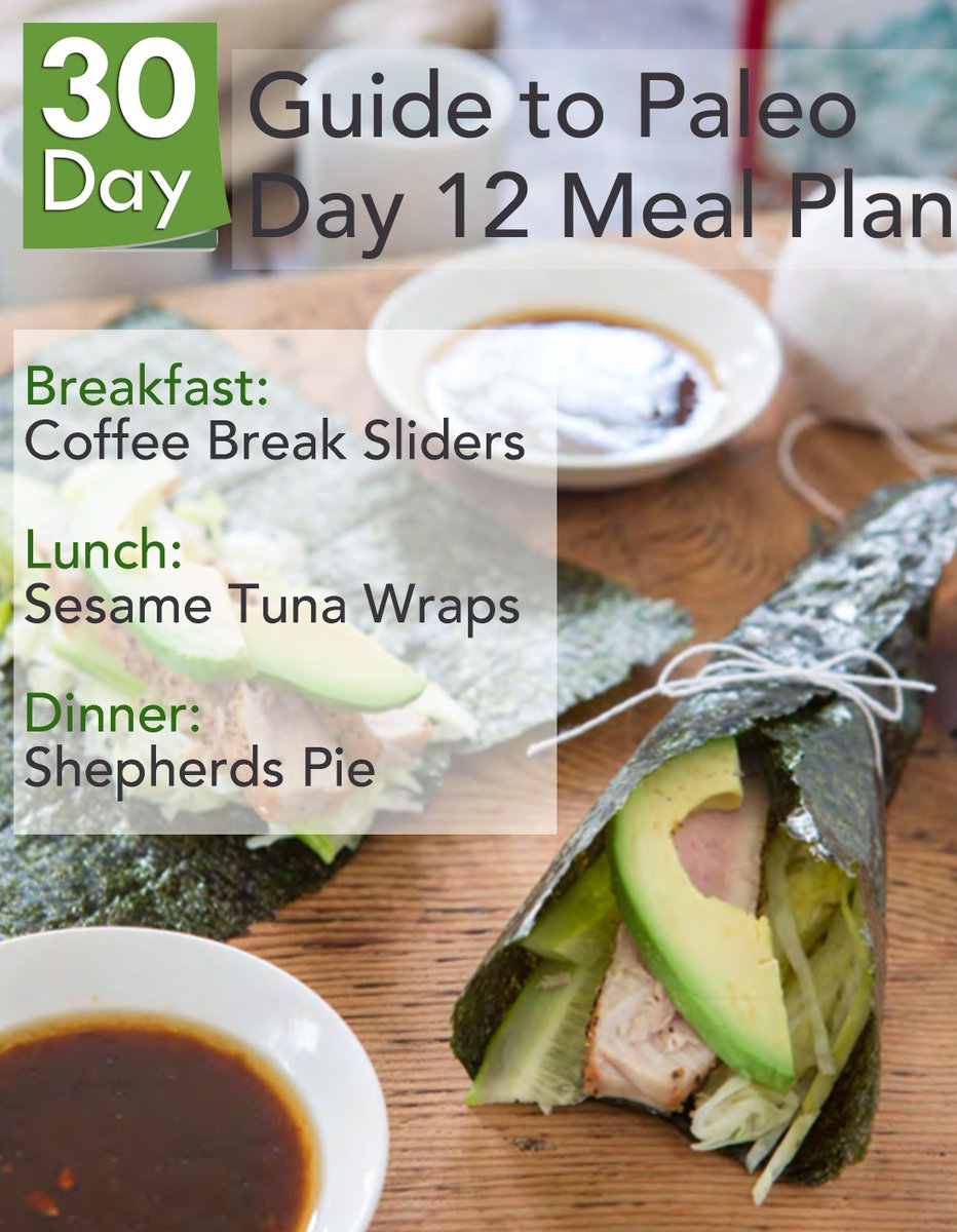 GuideToPaleo's tweet photo. It's Day 12 on our April #PaleoChallenge! Here's your meal plan for today: http://t.co/ZSTl8Gi8tU