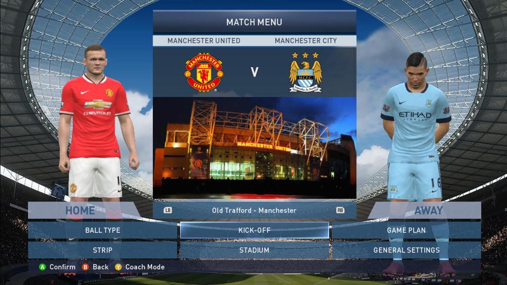 Red v Blue. Van Gaal v Pellegrini. Rooney v Aguero. United v City. Manchester Derby.