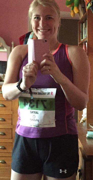TeamHamTrailtrk's tweet photo. Well done to @TeamHamTrailtrk member  @JayneeeK on her tremendous Sheffield half marathon run today #Trailtrekker http://t.co/Zg7pVgD0af