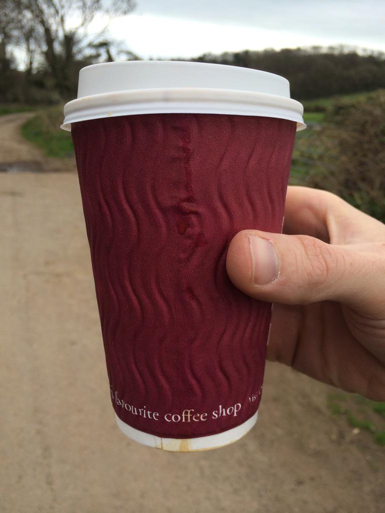 TitanTrainingUK's tweet photo. Damn it @CostaCoffee, I love your coffee, but why do your cups ALWAYS leak on me!! Don't make me go elsewhere...... http://t.co/bERZLvcdAf