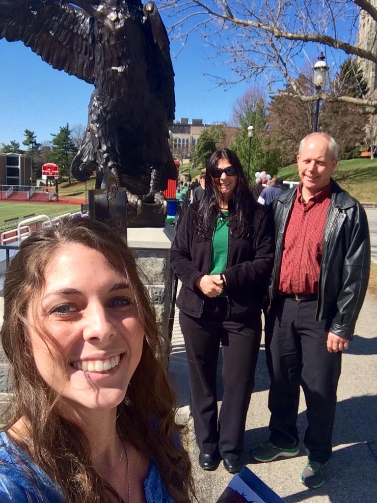 rosewaltonn's tweet photo. All smiles on Hawk Hill today, and no, you can't come with me fam #SJUdecision @SJUAdmissions http://t.co/6JWIKIiKdz