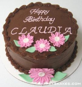 Happy birthday to Claudia Jordan I wish I can give u this cake. I know u favorite flavor is chocolate 