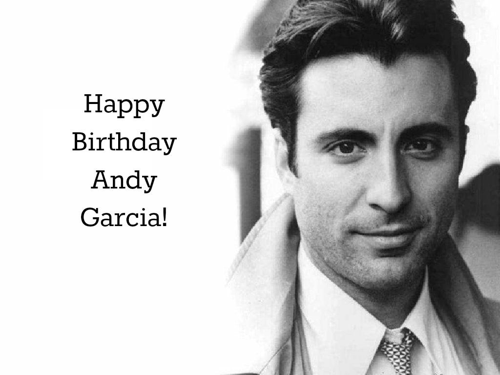 \The Godfather\ star turns 59 today! Happy Birthday Andy Garcia!
 
