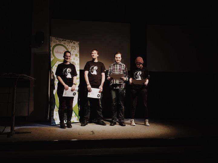 SpaceAppsHKI's tweet photo. And the 1st prize of @SpaceAppsHKI goes to.....Team Liftoff! Great work guys! #spaceappshki #spaceapps #NASA http://t.co/KanlHtzxVX