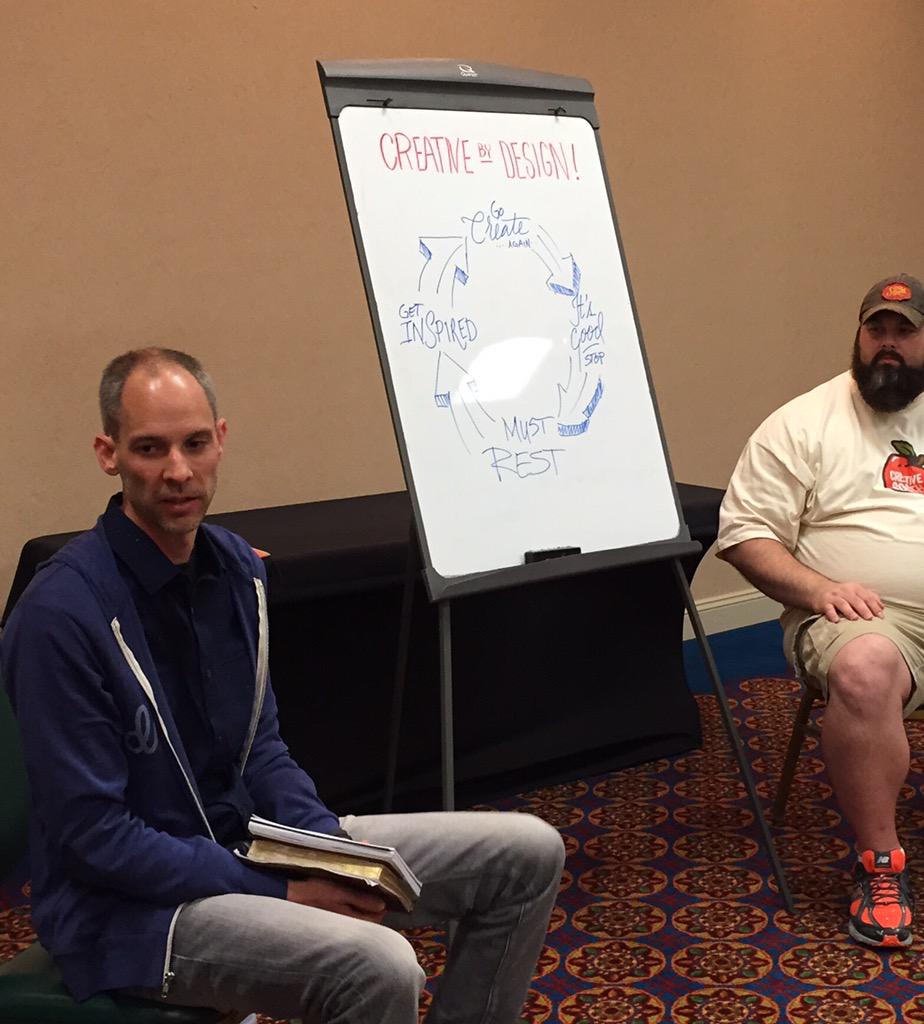 davekova's tweet image. Great time here at the #creativebydesign group after #cs15 conference #cbd15