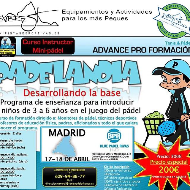 Padel_ig's tweet photo. #curso #formación #monitor #padel #prepadel #padelfemenino #certificacioneverest @tenispadeladvance ha desarrollado… http://t.co/5xZkiUhz1T